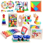 Деревянные игрушки Монтессори для детей, математическая Тетрис, ранние умные яйца, Обучающие игры, игрушки для детей