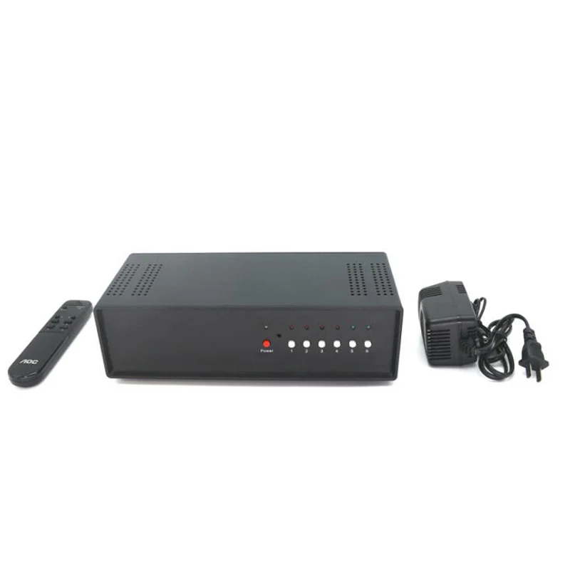 4 Input 2 Output High Power Lossless Audio Signal Switcher Switch Splitter Selector With Remote Control T0592 | Электроника