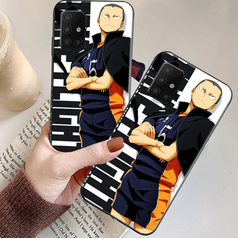 

Haikyuu Volleyball boy Anime Phone Case For Samsung Galaxy A11 A21S A31 A32 4G A41 A42 4G 5G A51 A71 5G hinata syouyou Soft TPU