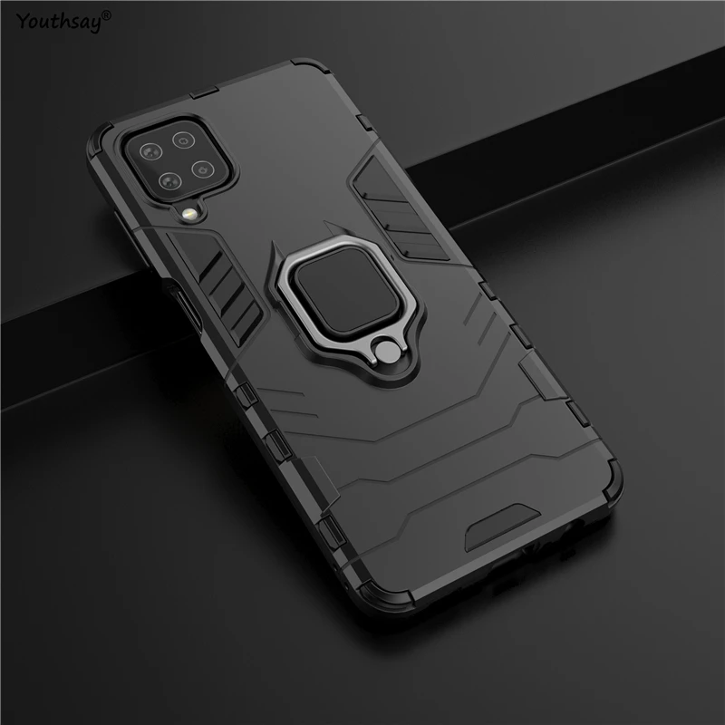 

For Samsung Galaxy A12 Case Protective Case For Samsung Galaxy A12 A41 A31 M51 Cover Armor Finger Ring Cover For Samsung A41