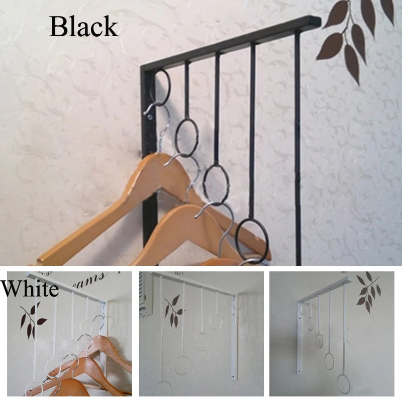

Indoor Clothing Hanger For Laundry Accessories Wall Mount Hanger Clothes Display