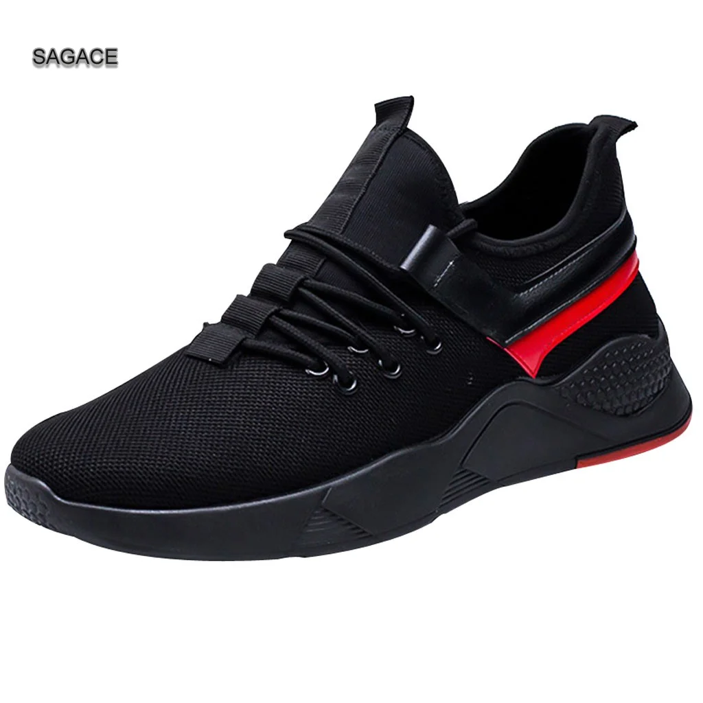

SAGACE Fashion Men Sports Shoes Mesh Breathable Casual Sneakers Students Running Shoes Lightweight Sneakers Running Shoe Outdoor
