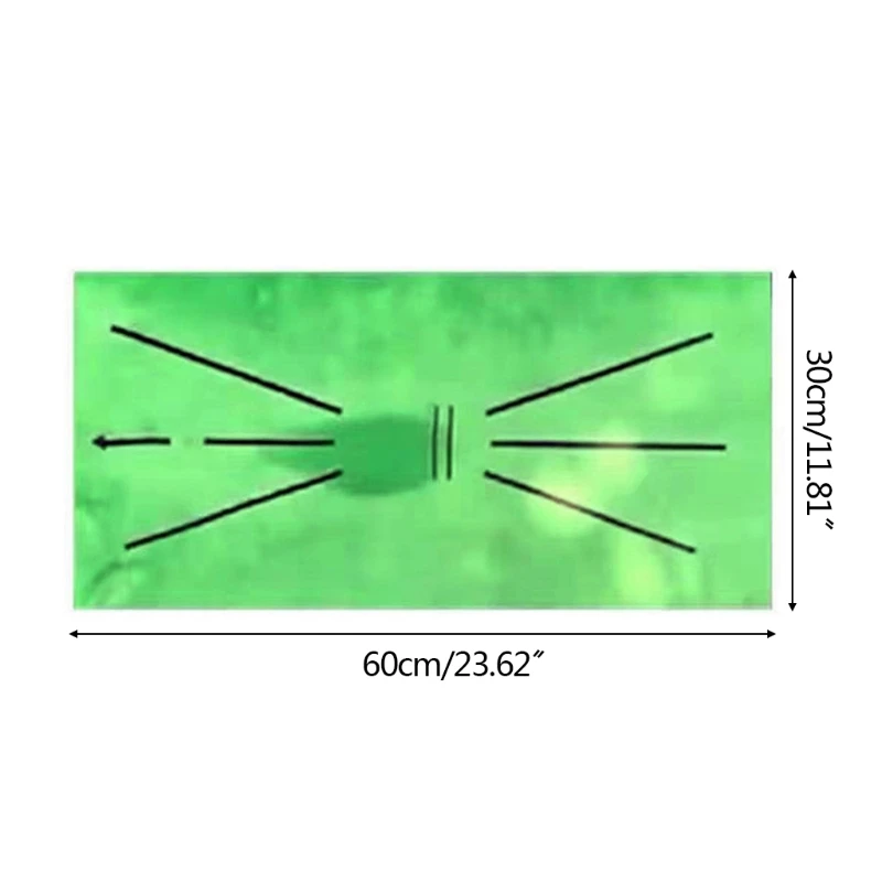 

OOTDTY 1 Set Outdoor Golf Training Swing Detection Mat Batting Golfer Garden Grassland Practice Aid Equipment Cushion Exerciser