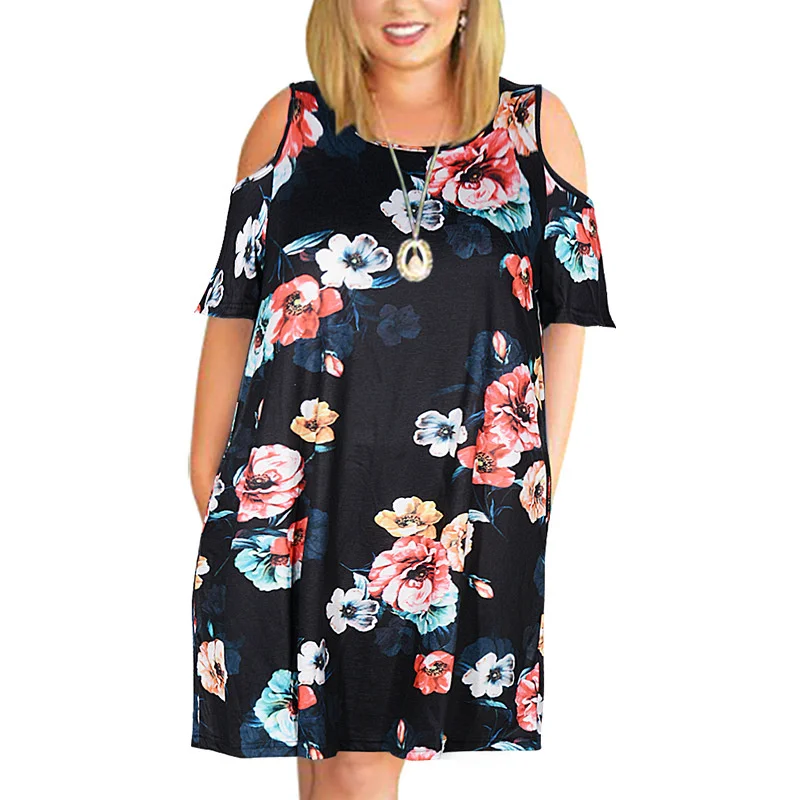 

Off the shoulder large summer dress,
