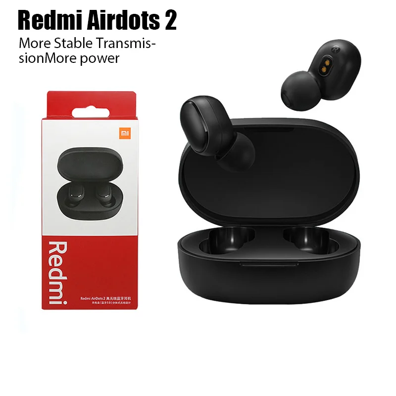 TWS-наушники Redmi AirDots 2 с шумоподавлением микрофоном и ИИ-управлением | Электроника