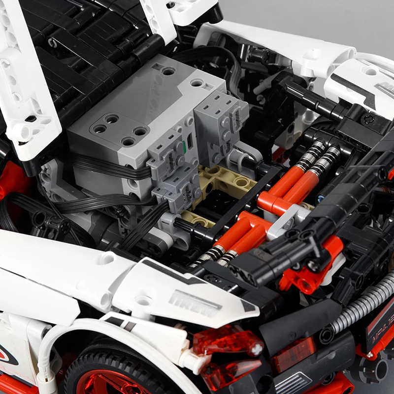 Compatible Lepining Technic Series The MOC McLaren P1 720s RC APP White Super Racing Car Model Building Blocks Bricks Kids Toys | Игрушки и