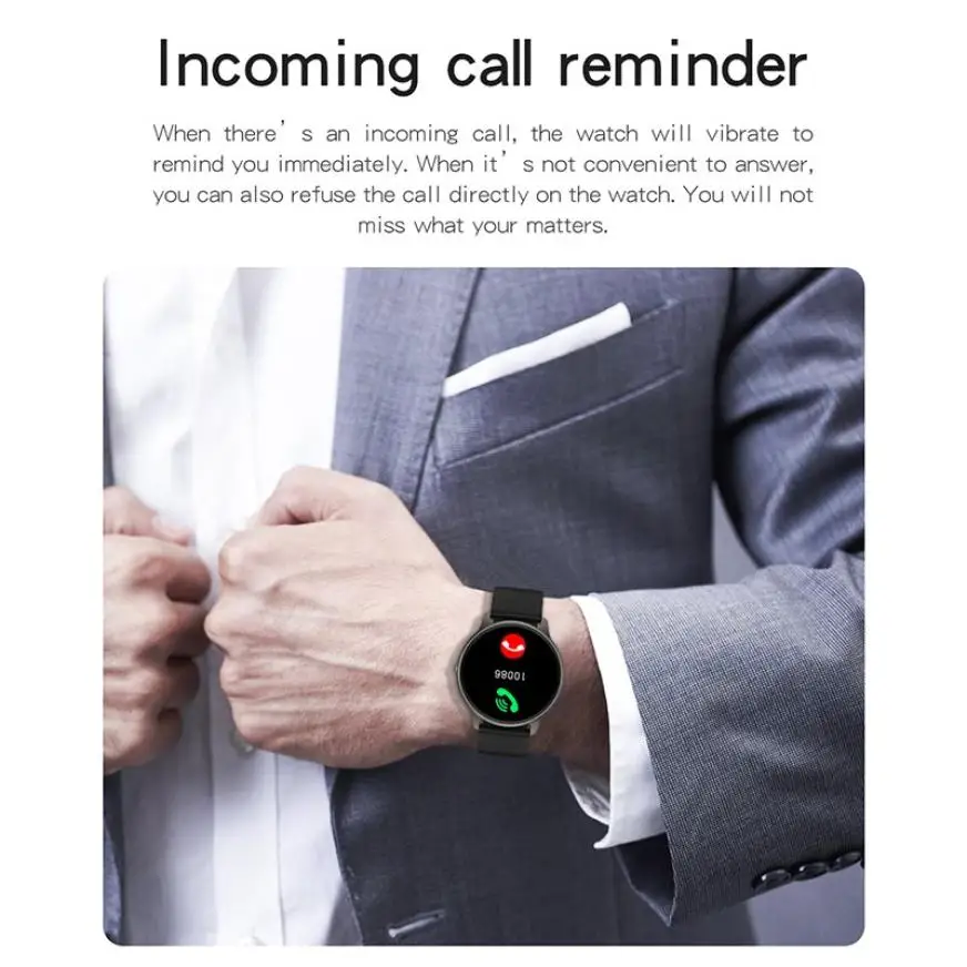 

LW11 Full Touch Smart Watch Heart Rate Sleep Monitor IP68 Waterproof Fitness Tracker Bluetooth Play Music Smartwatch Bracelet