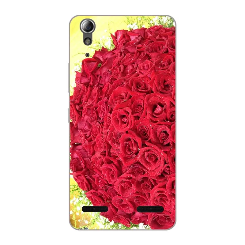 Телефонный чехол для Lenovo K3 K30 T A6000 A6010 с принтом чехлы телефона Wolf Rose резиновая