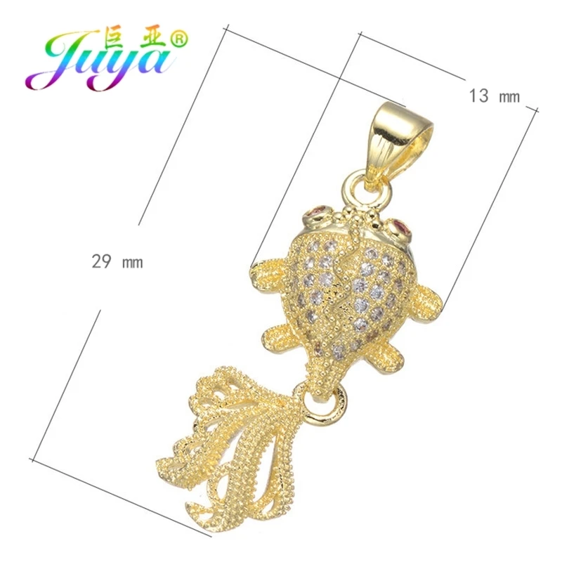 Juya сделай сам, ювелирный кулон, микро ПАВЕ, циркон, Сигма, гамма, рхо, пудель, собака, кулон для женщин, изготовление браслета ожерелья - Окраска металла: Gold
