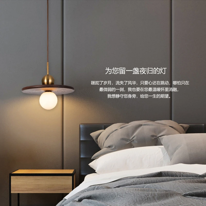 Современный подвесной светильник E27 декор для бара кафе ресторана деревянный