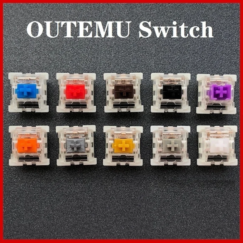 

Switch Mechanical Keyboard Switch 3pin Clicky Linear Tactile Silent Switches RGB LED SMD Gaming Compatible With MX Switch Outemu