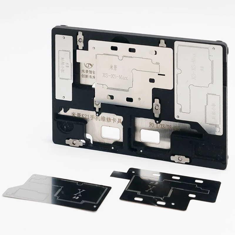 Circuit Board PCB Holder Jig Fixture for iPhone X/XS/XS MAX Logic Chip BGA Positioning Soldering Rework Platform | Инструменты