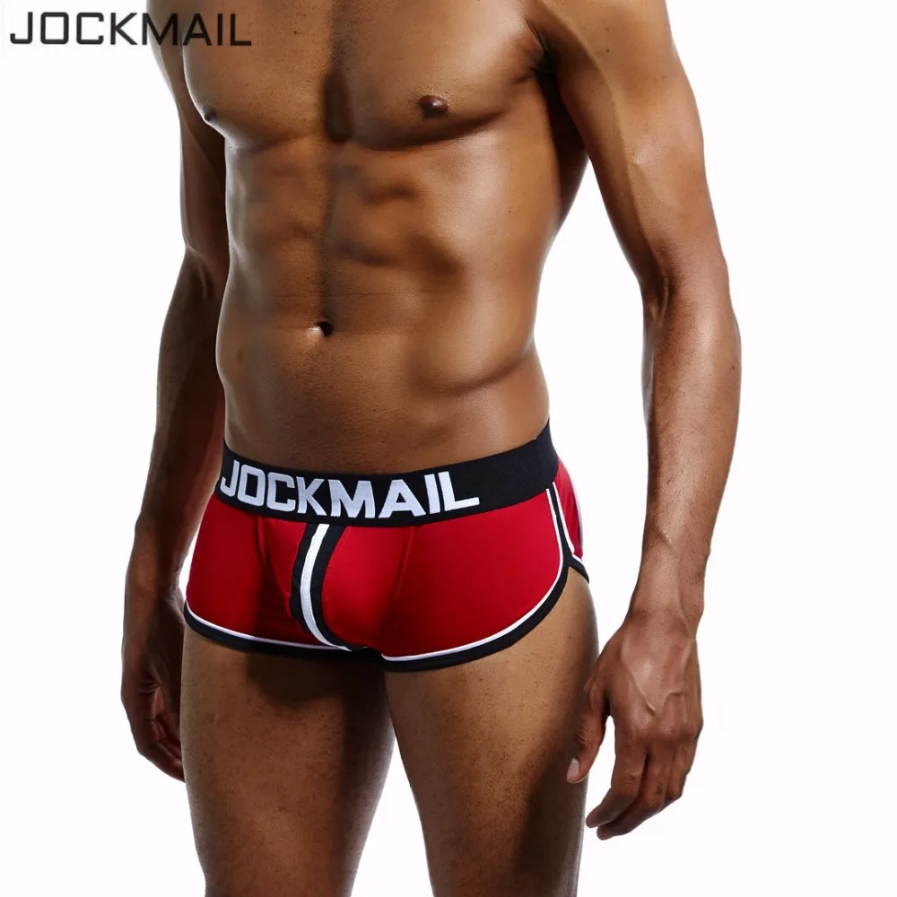 Трусы боксеры JOCKMAIL мужские с открытой спиной Брендовое нижнее белье пикантные