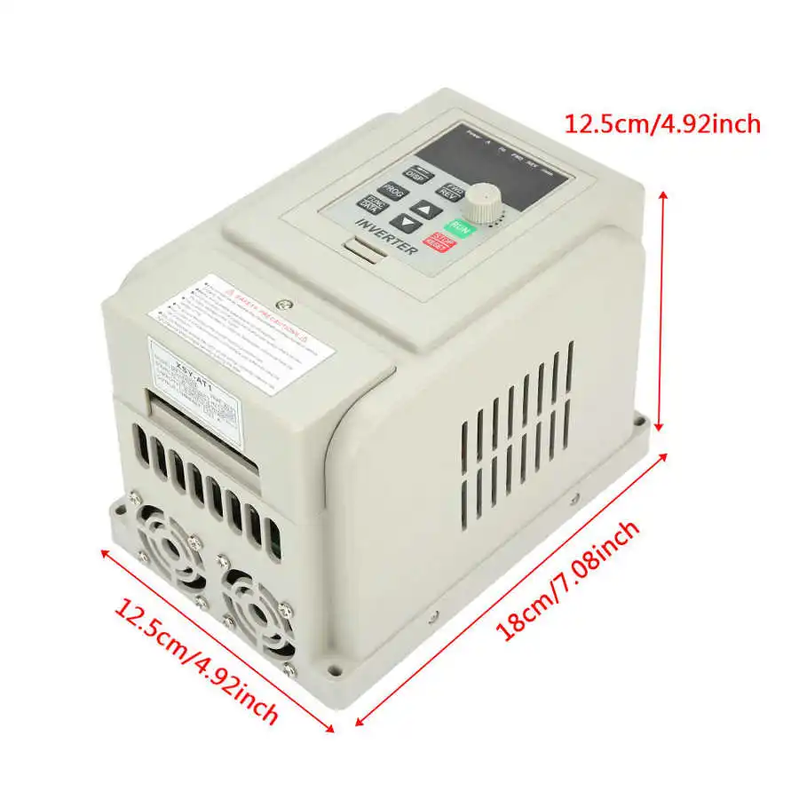 VFD Inverter 2.2KW 220V AC Single Phase Input 3 Output Frequency Converter Motor Speed Control | Обустройство дома