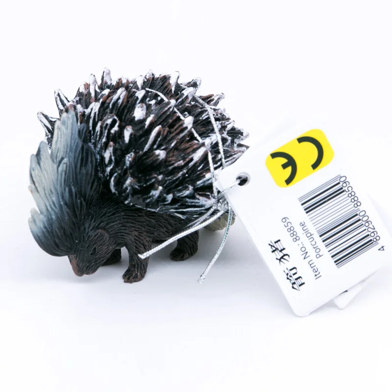 

Коллекционная Дикая жизнь животные Азия Porcupine пластик ПВХ Моделирование игрушки для мальчиков и девочек модель #88859
