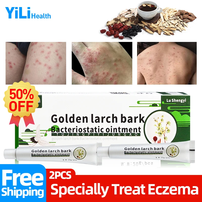 

Eczema Cream Treatment Dermatitis Pruritus Antipruritic Medical Plaster Eczematoid Natural Herbal Antibacterial Ointment