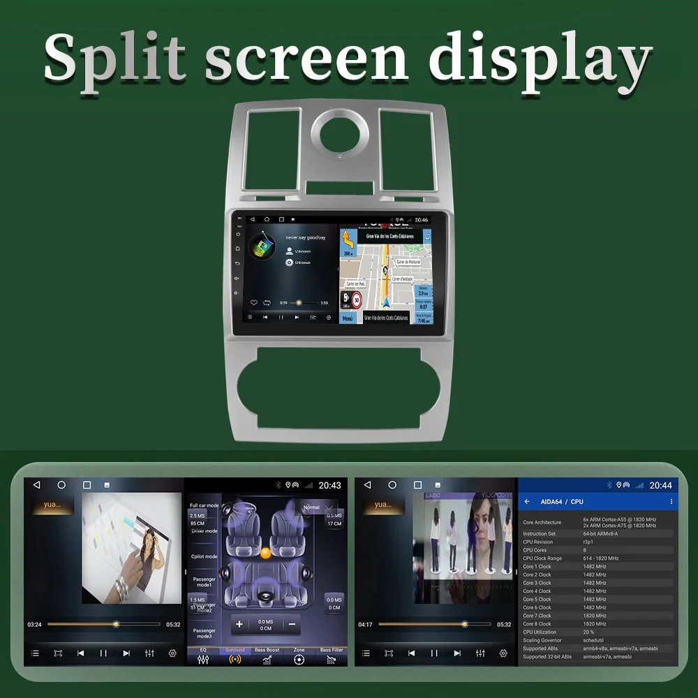 Автомагнитола 2DIN на Android 10 0 DSP RDS IPS GPS-навигация Wi-Fi CarPlay мультимедийный плеер для