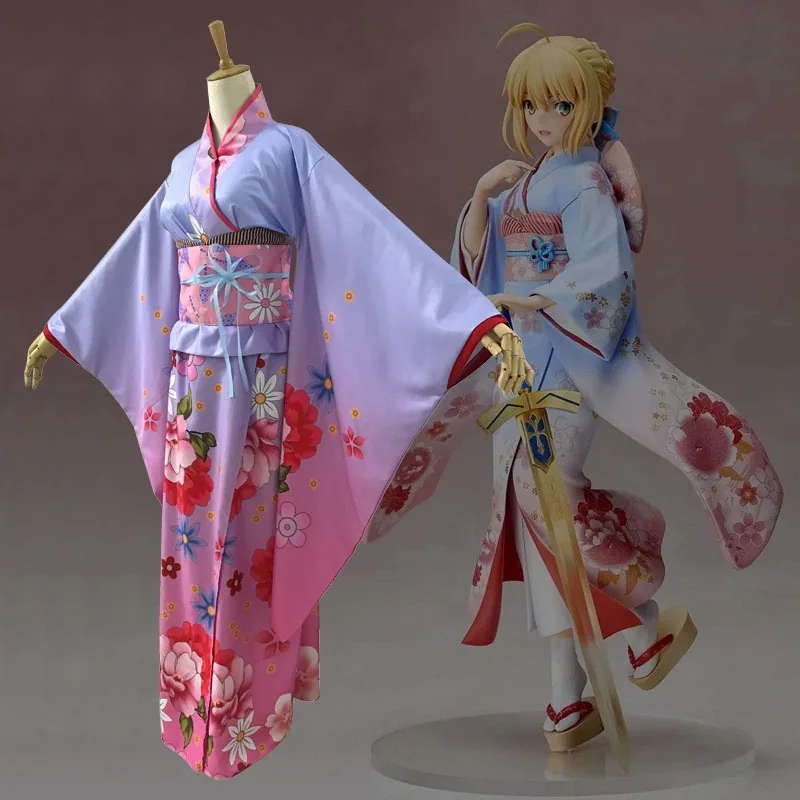 Кимоно-гейши женское традиционное в японском стиле винтажное вечернее кимоно с