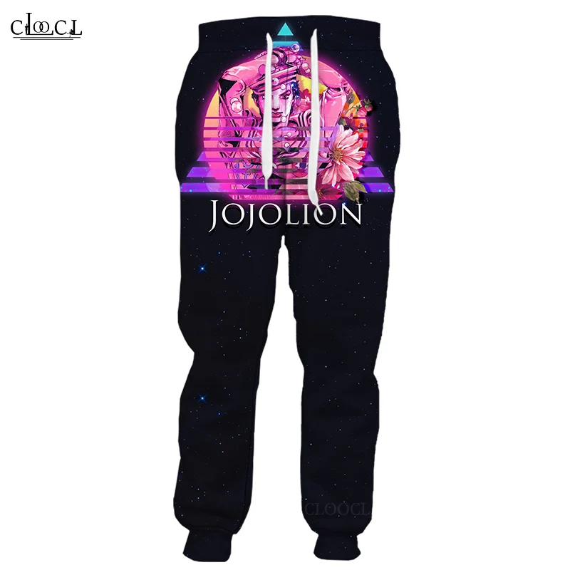 

HX Anime JoJo's Bizarre Adventure 3D Print Trousers Men Women Popular Streetwear Trousers Harajuku Casual Pant Drop Shipping
