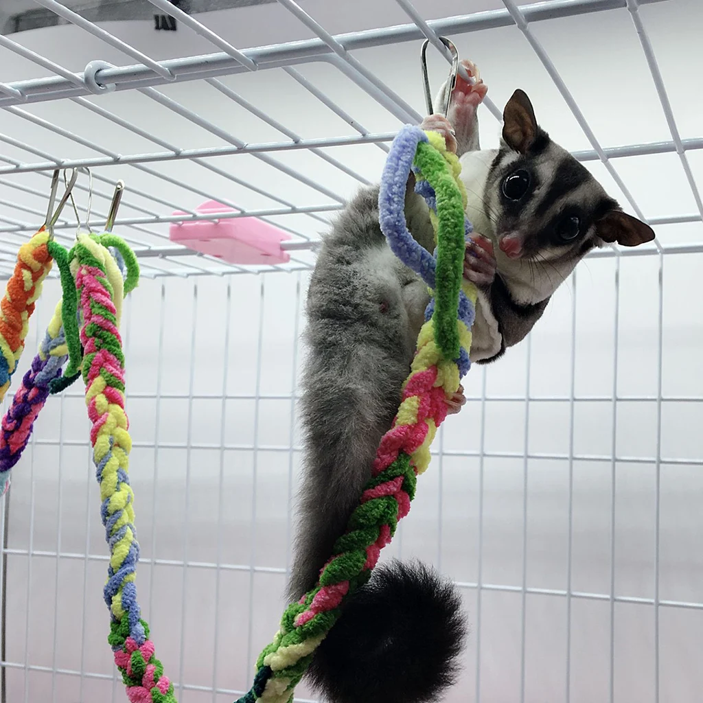 2 шт. птицы хомяк качели игрушки клетка висячая игрушка для птиц попугаи крыса