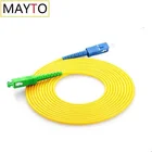 MAYTO 10 шт.лот SC APC к SC UPC Соединительный шнур Simplex 3,0 мм LSZH одномодовый волоконный Соединительный кабель Перемычка