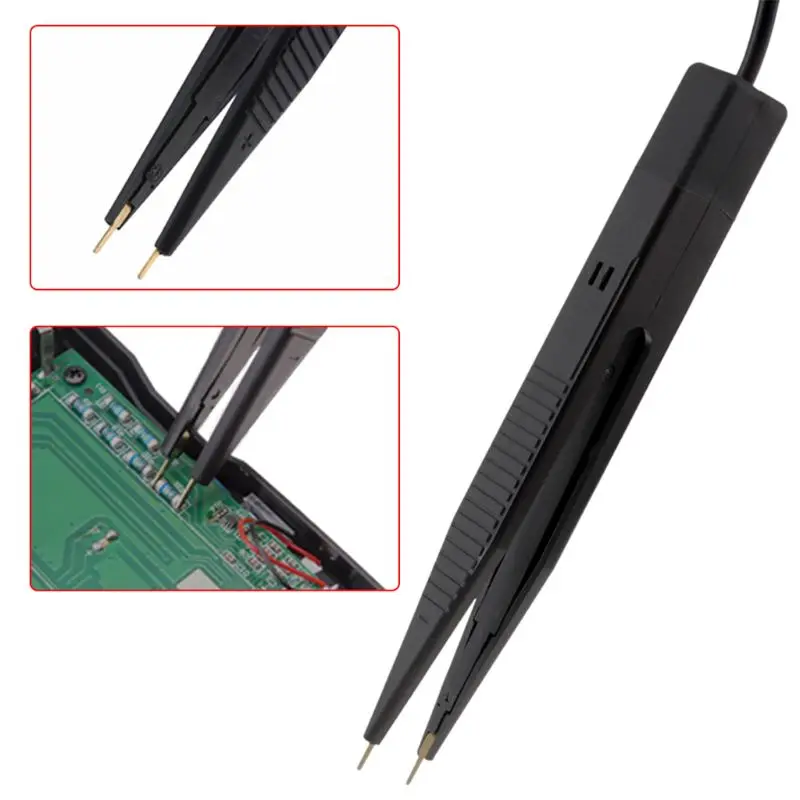 SMD Inductor Test Meter Clip Probe Tweezers For Resistor Multimeter Capacitor L69A | Инструменты