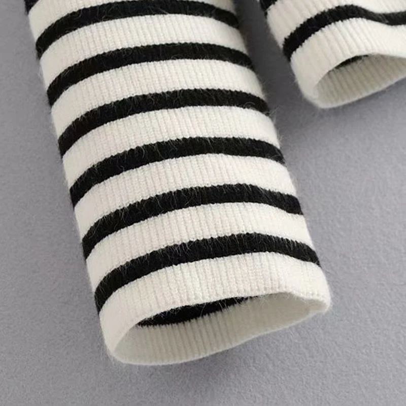 GOPLUS Clothing Women's Sweater jumper Striped Back Bow Tie Pullovers Sweaters For Women Chompas Para Mujer Pull Femme C8086 | Женская