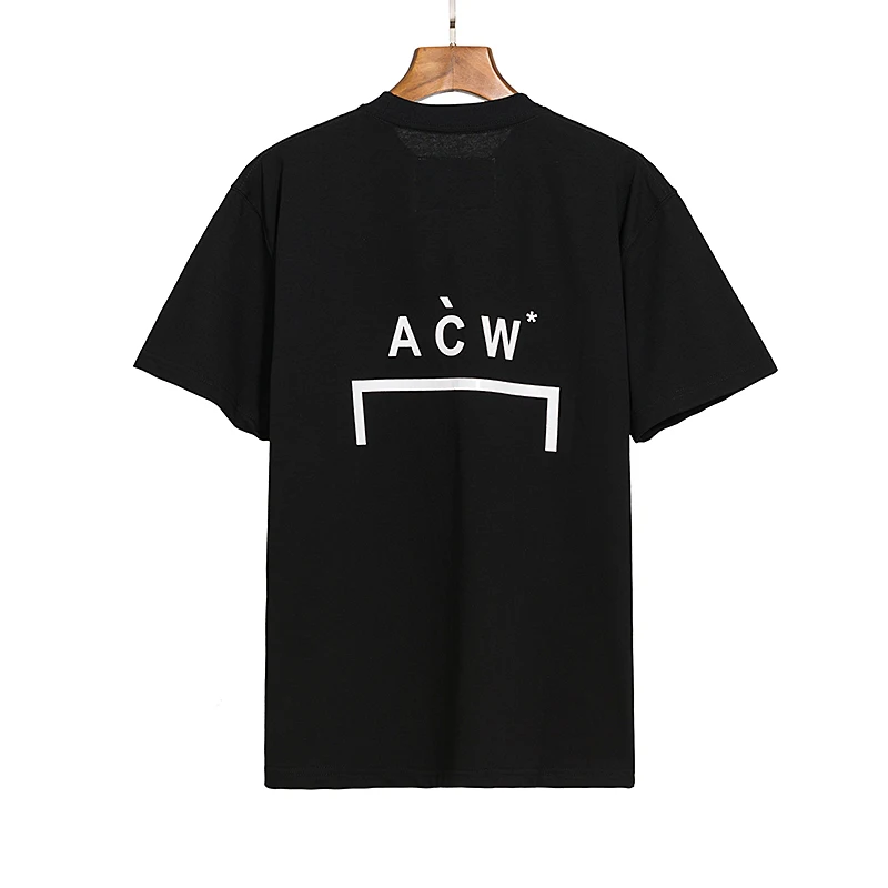 

Summer new ACW Letter printing solid color loose hip-hop T-shirt Street hip-hop trendy o-neck short-sleeved T-shirt for men