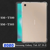 tablets case for samsung galaxy tab a7 10 4 sm t500t505 shockproof silicon transparent cover for tab a7 10 4 2020 coque capa