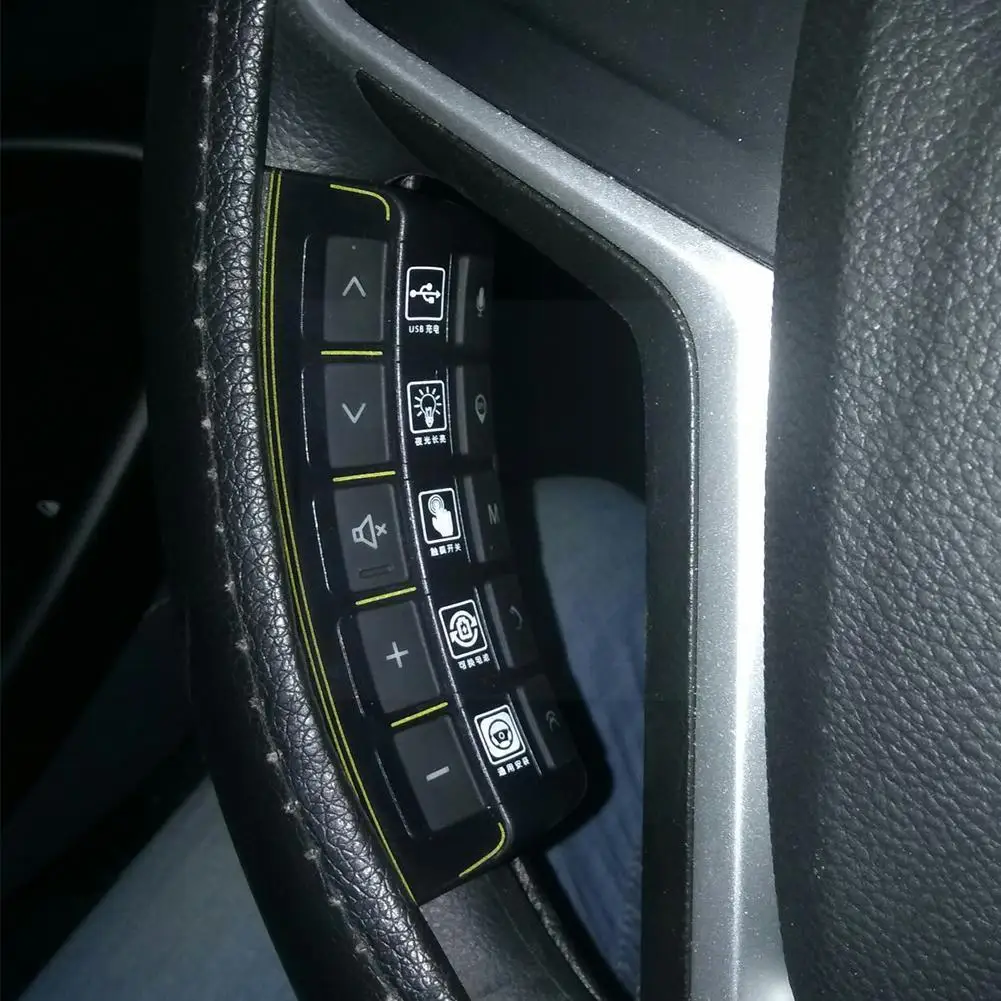 

Автомобильный пульт дистанционного управления для рулевого колеса Кнопка Bluetooth для 2-х проигрывателя Радио Android автомобильный универсальны...