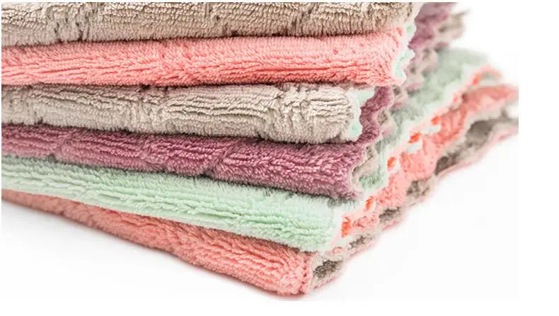 Салфетка из микрофибры для кухни тряпка мытья посуды чистки стекла кухонного