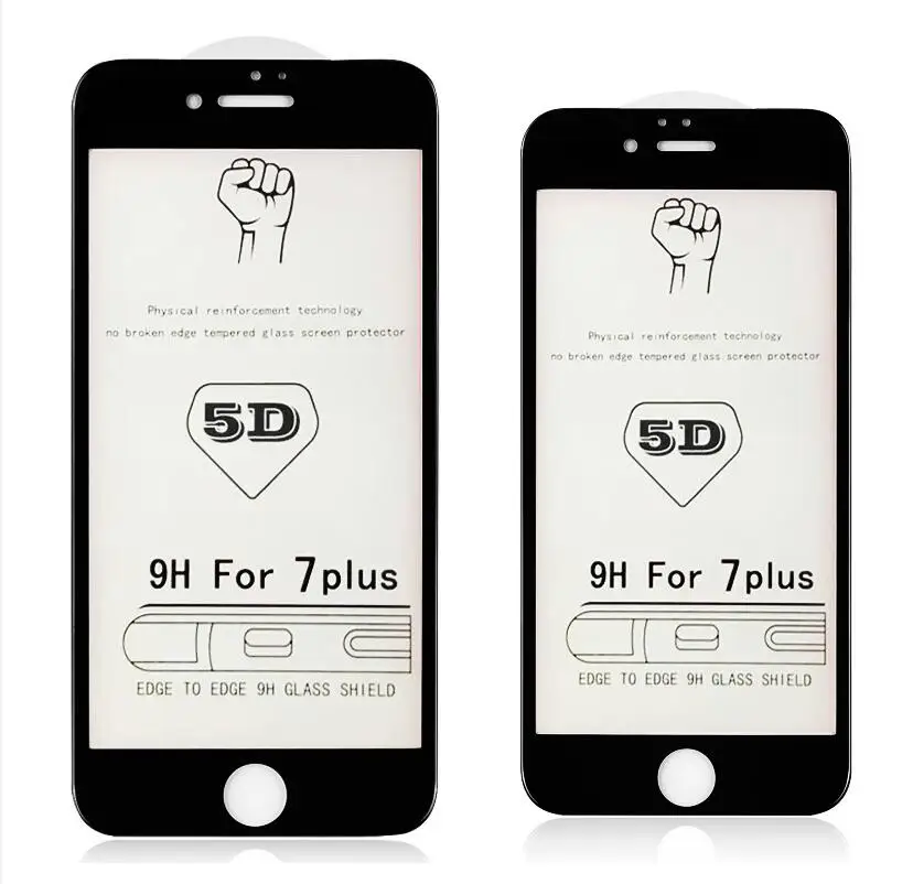 Sinzean 1000 шт для iPhone 11 Pro Max/8 plus/78 78/6S PLUS/7 PLUS/XR/XS 5D/6D/10D Полный протектор из закаленного стекла(3D изогнутый
