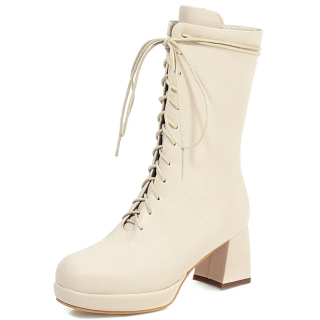 Big size 43 winter boots shoes women 