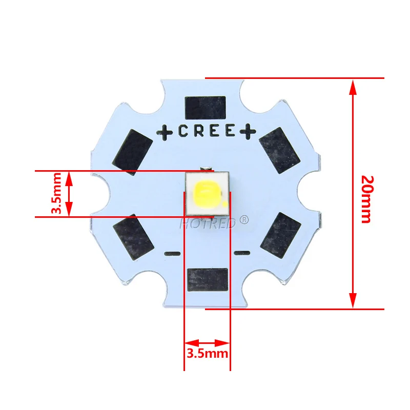 10 шт. 1 Вт 3 3535 SMD высокой Мощность светодиодный чип излучатель холодный белый и