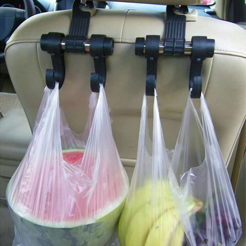 

Автомобильный крючок, многофункциональная креативная задняя часть сиденья автомобиля, двойной крючок, многофункциональная деталь для сум...