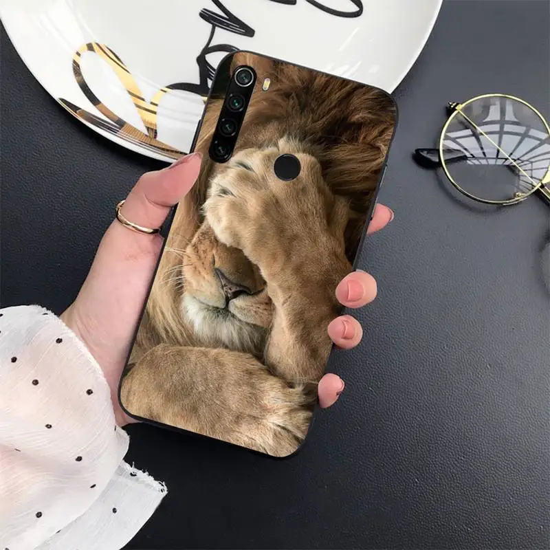 

Lion tiger animal cool Phone Case For Xiaomi Redmi 7 8 9t a3Pro 9se k20 mi8 max3 lite 9 note 9s 10 pro