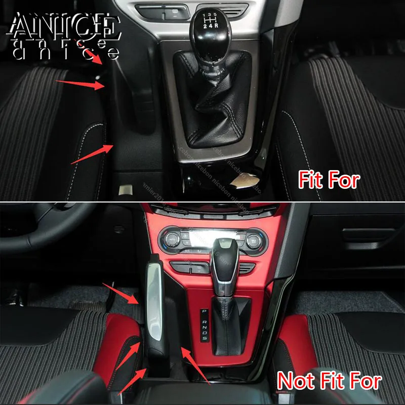 Для ford Focus MK3 2012- углеродное волокно цвет переключения передач внешняя панель Крышка отделка ящика для перчаток LHD левая сторона