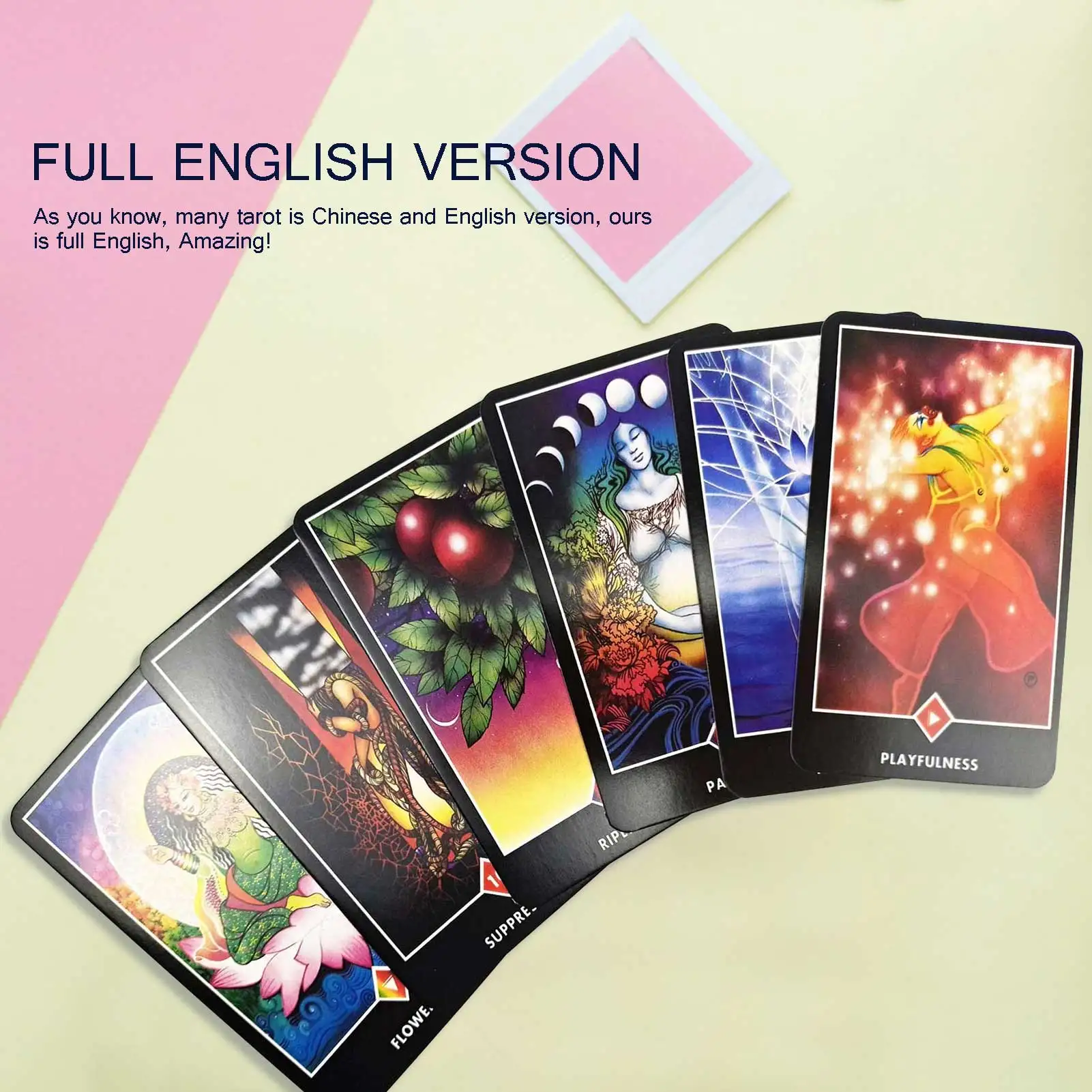 Новые карты Таро дзен палуба энергии мысли настольная игра таро Хэнсон Робертс