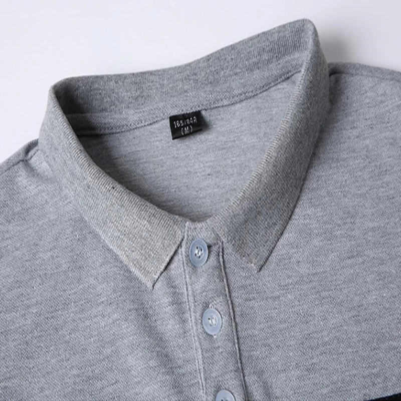 2020 Polo Shirts Men High Quality Cotton Short Sleeve Business Casual Solid Summer Sport Jerseys Golf Tennis Black | Мужская одежда