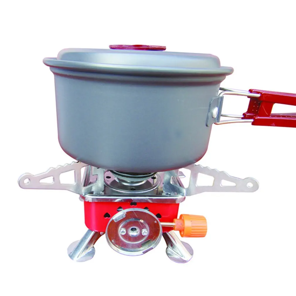 

Wind proof outdoor gas camping stove lighter tourist equipment kitchen cylinder Butane grill