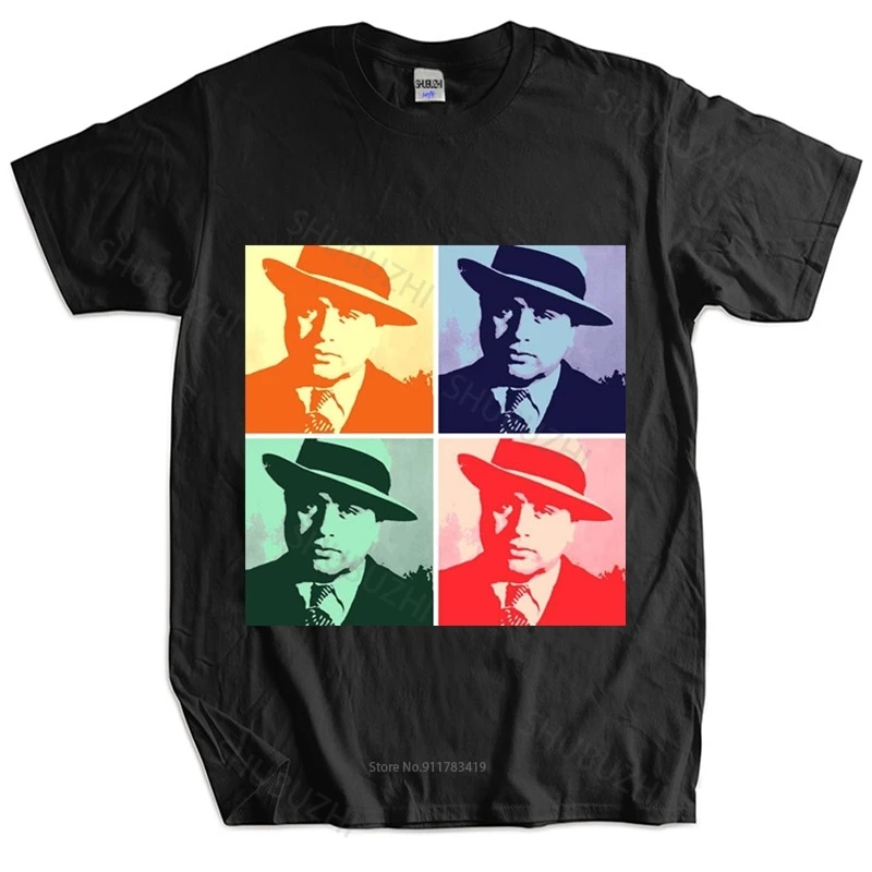 Мужская брендовая футболка мужские подарочные топы гангстер Al Capone оригинальный