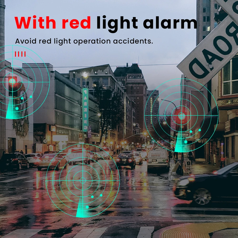 Автомобильный радар-детектор антирадар с крассветильник мерой оповещением на