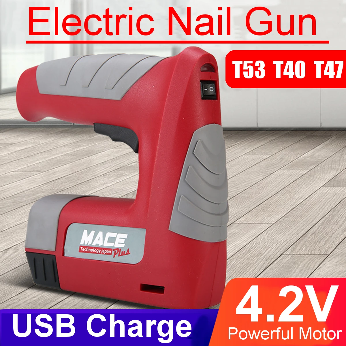 4 2 V 600mAH USB перезаряжаемый беспроводной Электрический гвоздь штапель Портативный