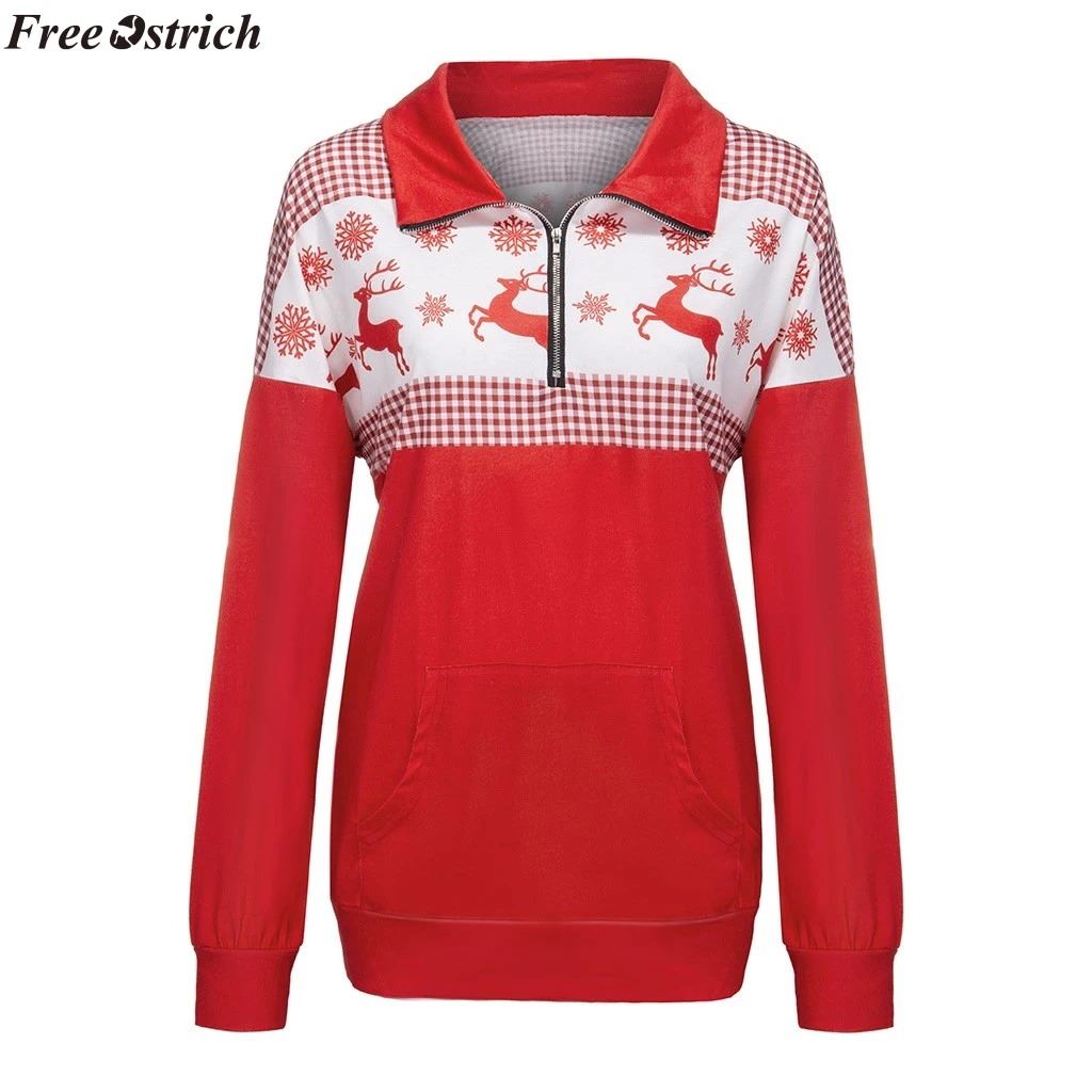 JAYCOSIN женское индивидуальное пальто Женский пуловер на молнии в стиле четверть с