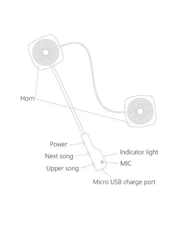 Беспроводной MH04 Bluetooth шлем с наушниками Handsfree 5 0 мотоциклетный гарнитура для gps mp3
