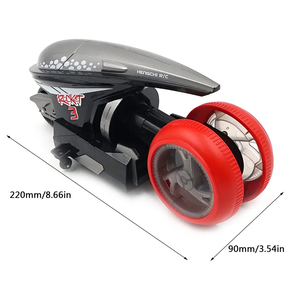 Kids RC Motorcycle Toys 1/12 Scale Cool Stunt Remote Control Deformation High Speed 2.4G Drift Light Concept Flip Car | Игрушки и хобби
