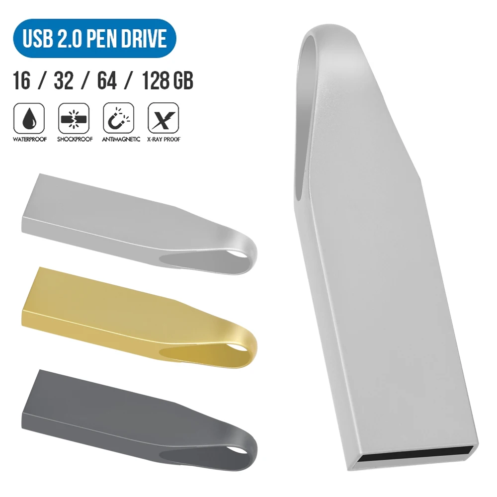 

Компактная высокоскоростная флешка, 128 ГБ, 64 ГБ, 32 ГБ, 16 ГБ, водонепроницаемая флешка, флэш-память, флэш-карта