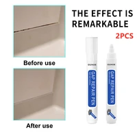 2pcs white tile refill grout pen home decor tool bathroom tile floor renew the look filling pen waterproof mouldproof cleaner
