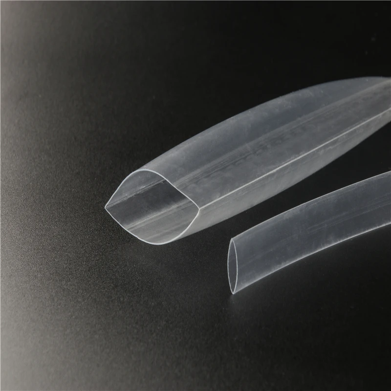 Прозрачная термоусадочная трубка 10 метров для усадки оберточная комплекты