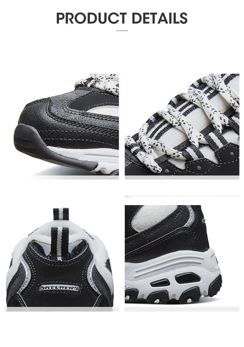 Skechers/Женская обувь D'LITES; женские кроссовки; удобная дышащая повседневная обувь на толстой подошве; обувь высокого качества; 66666179-BKW